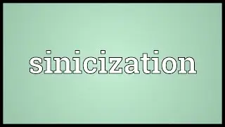 Sinicization Meaning