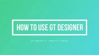 HOW TO USE #GT DESIGNER #MITSUBISHI HMI SOFTWARE