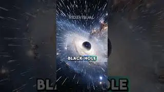 black hole that absorbs galaxy!! #space #blackhole #facts #education #ai