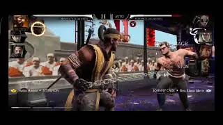 MK mobile FATAL ACTION MOVIE TOWER 100TH floor with GOLD CHARACTERS #mkmobile #scorpion #gaming