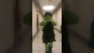 The Jolly Green Giant strutting in Washington DC
