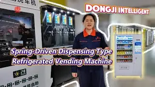 Spring Drop Refrigerated Vending Machine for Business#vendingmachine #smartdevices #factory #shorts
