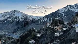 Edge of a Cliff (12,774 ft ) 💀| Dhankar Gompa | Spiti Circuit Episode -5 