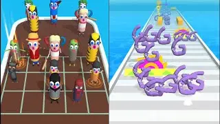 Merge Master: Monster Run 3D VS Alphabet Run ABC Letter Go