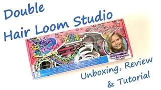 Double Hair Loom Studio Unboxing, Review & Tutorial by feelinspiffy (Rainbow Loom)