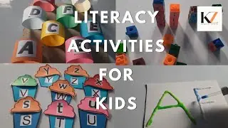 Literacy Activities for kids |  Capital and Small Alphabets || Kamran Zaman
