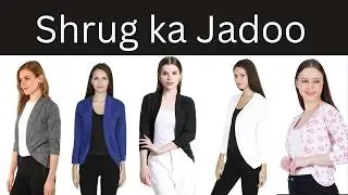 Affordable Fashion Haul | Black Shrug Review ₹499 Only /Amazon Shrug | 2000+ Bought Styling Guide
