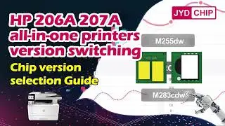 HP 206A 207A all-in-one printers version switching