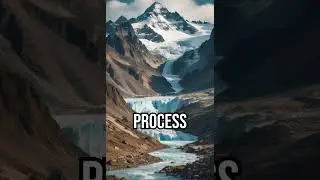 Discover how glaciers shape our world #ScienceFacts #nature #science #funfacts #interestingfacts