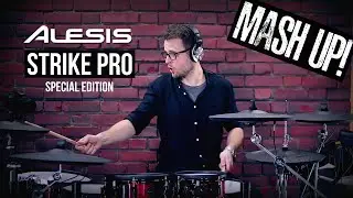 Alesis Strike Pro SE electronic drums music performance mash up