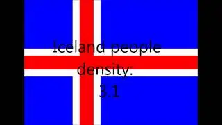 top 10 countries with the lowest  population density