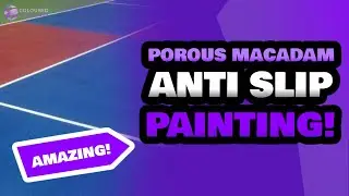 Porous Macadam Anti Slip Paint Specialists Near Me | Coloured Tarmacadam