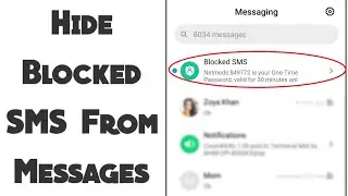 How To Remove / Hide Blocked SMS From Messages App In Mi | Blocked SMS Ko Kaise Hataye