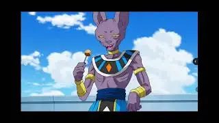 Beerus Gets Splashed by Goten and Trunks English Dubbed