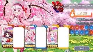 [Touhou LostWord] DS vs C5 Flandre lv 120 3 turns 3 units clear