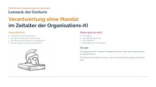 Das Buch &bdquo;Leonard, der Centurio&ldquo; &ndash; KI als Belastungstest f&uuml;r Organisationen