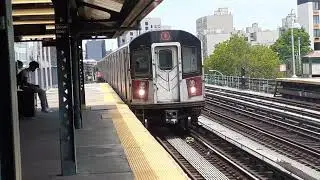R142A 4 train arriving at Mount Eden Avenue