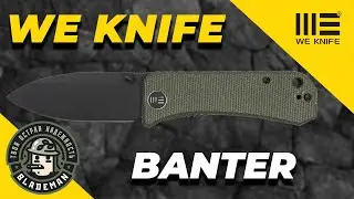 Нож WE Knife Banter, S35VN, Micarta Green