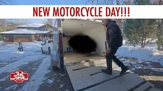 ДЕНЬ ПОЛУЧЕНИЯ НОВОГО МОТОЦИКЛА!!