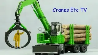 Conrad Sennebogen 735 E Log Handler by Cranes Etc TV