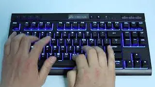 CORSAIR K63 WIRELESS 타건영상