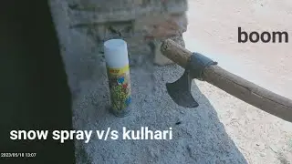 Snow 🌨️ spray v/s kulhari blast 😮 देखने लायक धमाका था ? Mr crazy blaster
