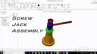 Screw Jack Assembly in CREO