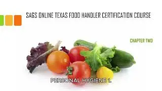 CHAPTER  2 GOOD PERSONAL HYGIENE (SAGS) ONLINE TEXAS FOOD HANDLER CERTIFICATION 2024