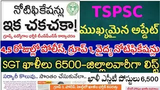 TSPSC Upcoming Notification 2022  [Telangana Upcoming Job Notifications 2022] Jobs In Telugu