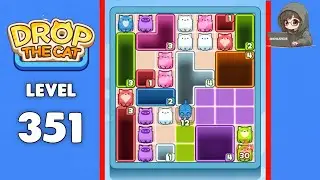 Drop The Cat level 351 solution 