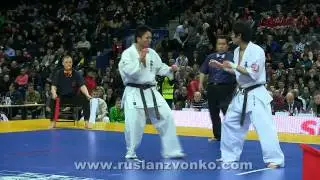 The 5th Karate World Cup 1/4 man middleweight  3 Yamamoto-Kato