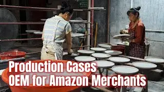 Индивидуальные наборы посуды с реактивной глазурью для продавцов Amazon