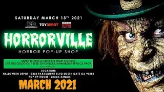 Halloween Depot Presents: Horrorville | March 2021 | Horror Pop Up Shop!