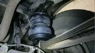 Пневмоподушка AIR LIFT #50309, работа на рессорной подвеске.