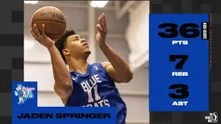 Jaden Springer Drops Career-High 36 PTS vs. Legends