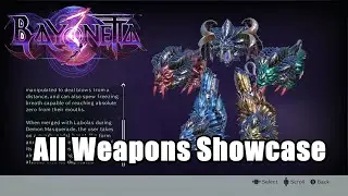 Bayonetta 3 All Weapons Showcase