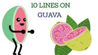 Guava, 10 Lines on Guava, Easy Essay/Short Paragraph on Guava in English, My Favourite Fruit (Guava)