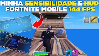 My Settings, Sensitivity and Hud in Fortnite Mobile 144 FPS