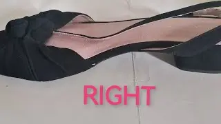Mime et Moi Black Twirl Exchangeable Stiletto EU Size 41, UK Size 8.(USED ONLY ONCE INDOOR).FreeP&P
