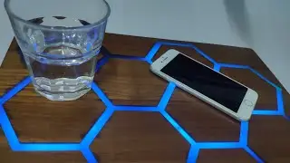 The touch-sensitive smart table module makes a smart river table?coffee tray?cutting tray?