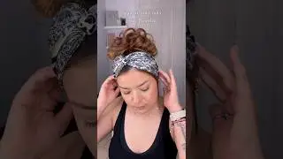 Bandana Hairstyle #hairstyles #hairstyle #easyhairstyle #easyhairstyles
