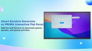 Smart Random Generator on PRIMA Interactive Flat Panel#interactivedisplays #smartclassroom #ifpd