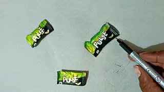 3D Art So   ||  PULSE chocolate drawing of Real pencil Art 🎉🖌️🎭 Sri Ram Art 