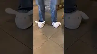 #cuteslippers #bunny #slippers