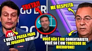 TRETA! FL&Aacute;VIO PRADO E RODRIGO VIGA BATEM BOCA AO VIVO NA JOVEM PAN E PILHADO COLOCA FOGO 🔥