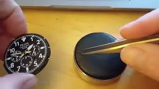Pulsar PX5007X1 Chronograph with Seiko VS175 movement, minute counter hand repair.