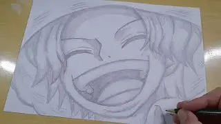 FACIL DE DESENHAR COMO DESENHAR o KID SHANKS do ANIME ONE PIECE passo a passo