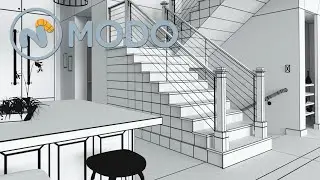TRAILER:  Interior archviz in MODO | vol.1: modeling
