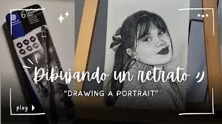 Dibujando un retrato a grafito con Mars Lumograph Black | Drawing a Graphite Portrait