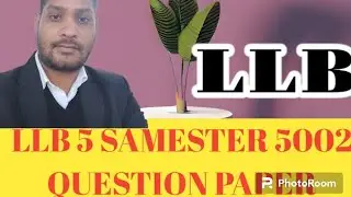 law of crimes .(code of criminal procedure)LLB 5 semester 5002 by Deepak Chauhan 🕉️🌴🌾